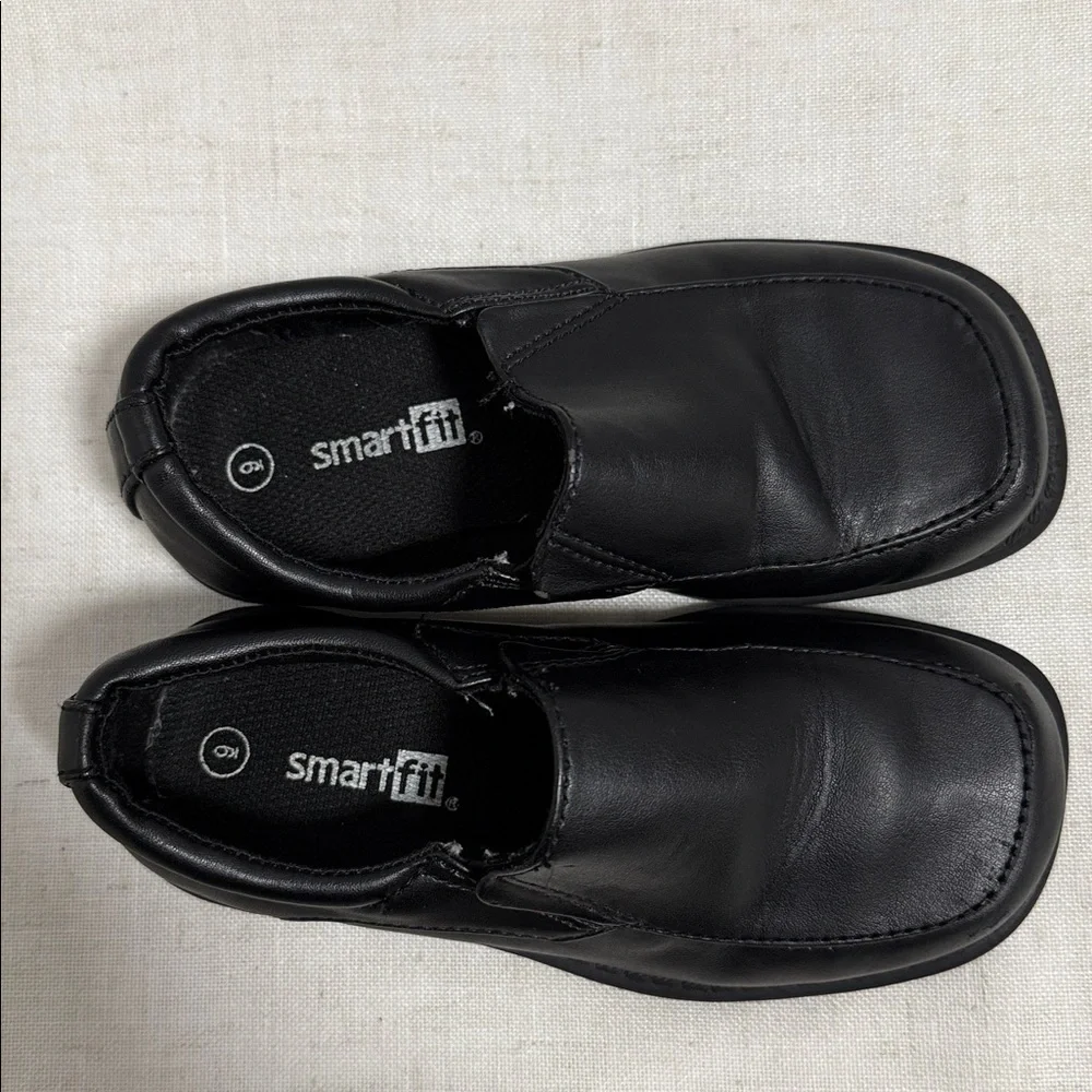Smart Fit Toddler Boys Black Slip-On Dress Shoes size 9